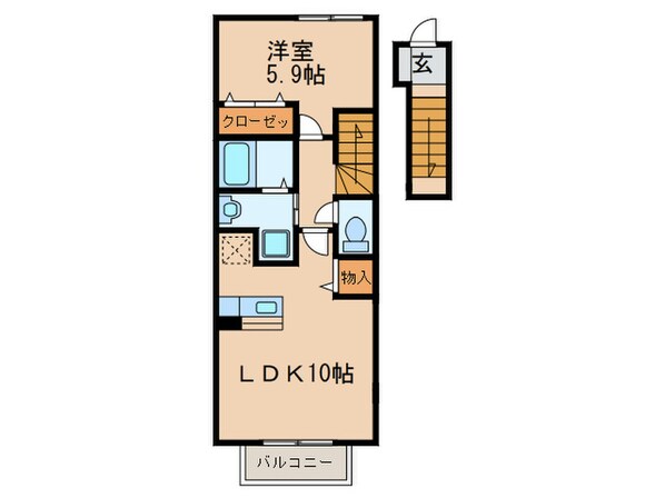 グラティテュ－ドの物件間取画像